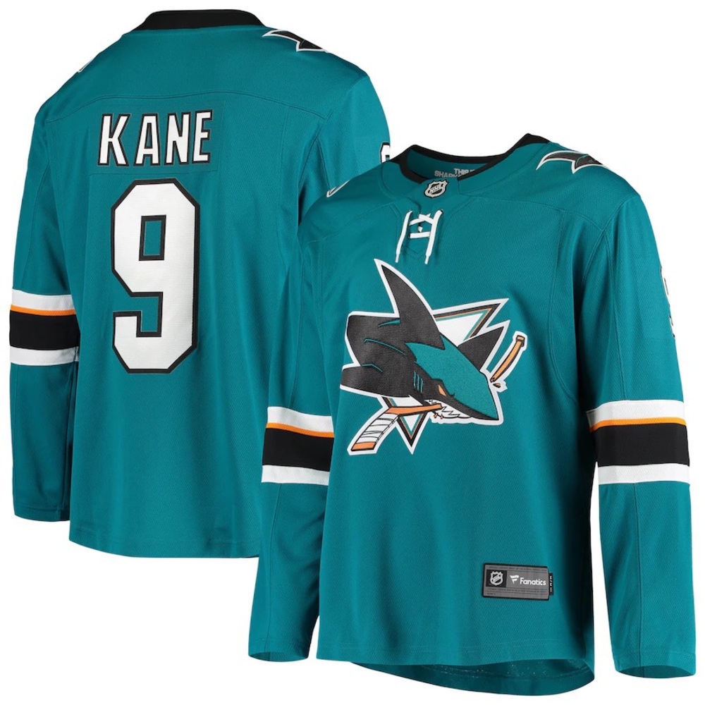 Men's San Jose Sharks Fanatics Branded Breakaway Player Jersey